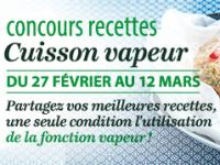 Concours Recettes "Cuisson Vapeur"