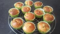 Muffins à la rhubarbe !