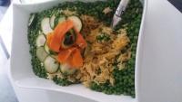 Dôme de riz et ses légumes !