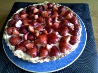 Tarte aux fraises, elleisab !