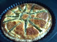 Tarte asperges vertes.....