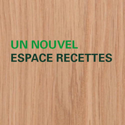 Bienvenue sur le nouvel Espace Recettes