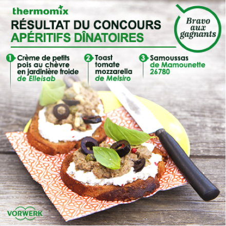 RESULTATS CONCOURS « APERITIFS DINATOIRES »