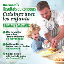 RESULTATS CONCOURS « Cuisinez avec les enfants »