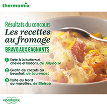 RESULTATS CONCOURS « Les recettes au fromage »