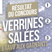 Resultats du Concours « Verrines Salees »