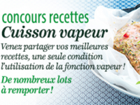 CONCOURS RECETTES "CUISSON VAPEUR"